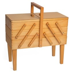 Sewing Box Wood Cantilever M