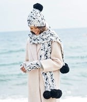 Stylecraft Colour Code XL Hat, Scarf and Gloves Knitting pattern-2