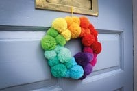 Trimits Pom Pom Krans Kit Regenboog