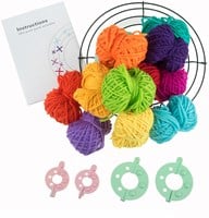 Trimits Pom Pom Krans Kit Regenboog