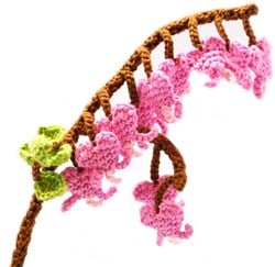 Crochet Pattern Flower Bleeding Heart