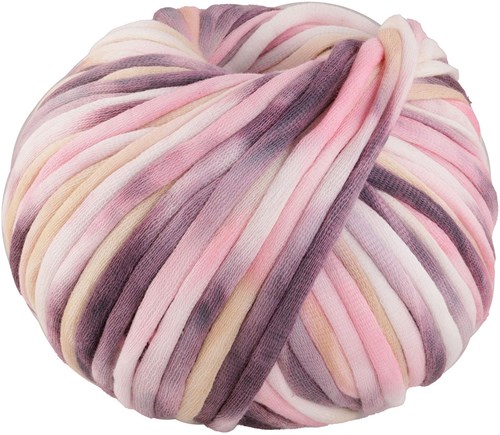 Lana Grossa Gelato 011 Plum/pink/beige/raw white
