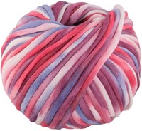 Lana Grossa Gelato 012 Pink/berry/violet blue/purple/raw white