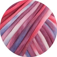 Lana Grossa Gelato 012 Pink/berry/violet blue/purple/raw white-2