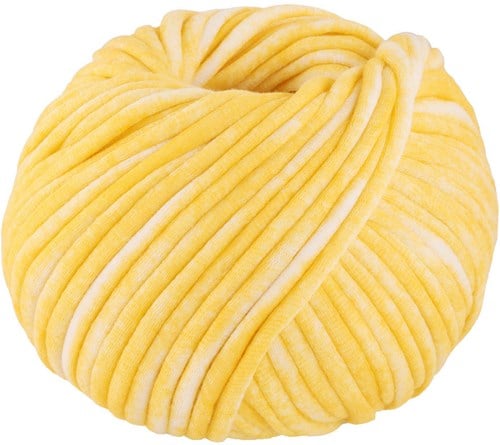 Lana Grossa Gelato Vintage 101 Yellow/White