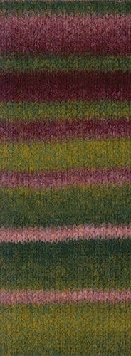 Lana Grossa Gigante 010 Old Pink/Blackberry/Light/Dark Olive-2