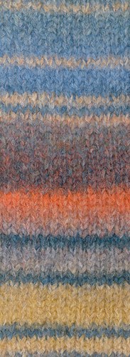 Lana Grossa Gigante Multi 101 Grey-blue/Beige/Grey-red/Mandarin/Petrolgreen/Grey-yellow-2