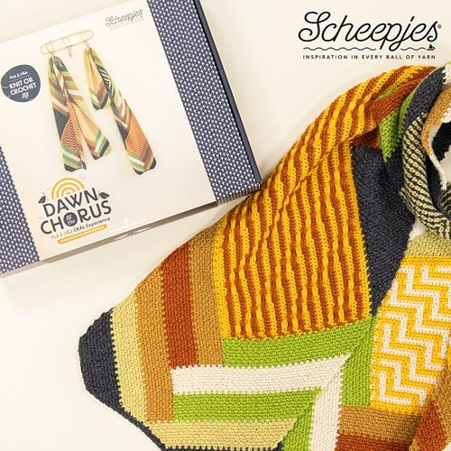 Scheepjes CKAL Goldcrest Scarf kit-3