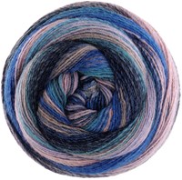 Lana Grossa Gomitolo Arte 1021 Anthracite/Dark grey/Lilac/Pink/Old pink/Azure/Grey blue/Royal/Grey beige