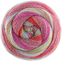 Lana Grossa Gomitolo Arte 1023 Strawberry/Red Violet/Light Grey/Lime Green/Light Blue/Beige/Orange/Red/Pink/Fuchsia