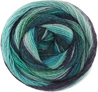 Lana Grossa Gomitolo Fumo 511 Mint/turquoise/sea green/light/dark petrol
