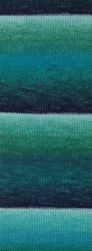 Lana Grossa Gomitolo Fumo 511 Mint/turquoise/sea green/light/dark petrol-2