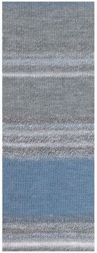 Lana Grossa Gomitolo Fusione 2022 Silver/Light/Medium Grey/Ice/Grey Blue/White-2