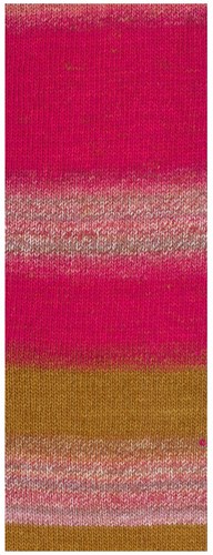 Lana Grossa Gomitolo Fusione 2025 Wine/Cardinal Red/Grey/Grey Brown/Pink/Ochre Yellow-2
