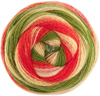 Lana Grossa Gomitolo Fusione 2028 Salmon/Yellow/Carnation/Green/Brown/Lobster