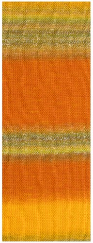 Lana Grossa Gomitolo Fusione 2030 Yolk Yellow/Light/Grey Brown/Yellow/Orange-2