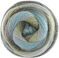 Lana Grossa Gomitolo Gala 4022 Mint/Grey Blue/Light Olive/Mud