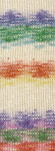 Lana Grossa Gomitolo Hippie 3032 Moss Green/Rust/Blue-Violet/Green/Light Blue/Natural/Lime-2