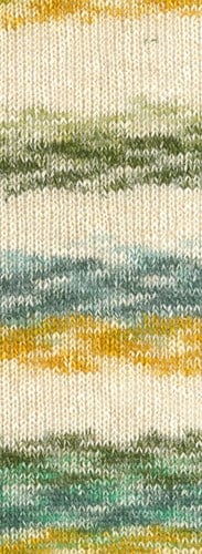 Lana Grossa Gomitolo Hippie 3037 Corn Yellow/Light Green/Light/Dark Petrol/Dark Grey/Mint/Dark Olive/Heavy Green/Natural-2