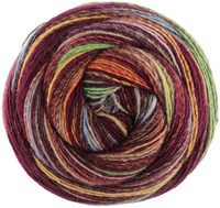 Lana Grossa Gomitolo Magico 3022 Blackberry/Beige/Grey Blue/Light Green/Old Pink/Orange