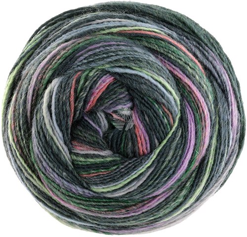 Lana Grossa Gomitolo Magico 3023 Dark/Medium/Light Grey/Grey Purple/Pink/Green/Lime Green/Lilac
