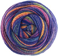 Lana Grossa Gomitolo Magico 3025 Ink/Grey/Turquoise Blue/Light Green/Sun/Golden Yellow/Heather/Grey Brown
