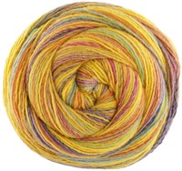 Lana Grossa Gomitolo Magico 3026 Sun/Golden Yellow/Camel/Grey/Berry/Soft Green/Turquoise/Lilac/Grey Purple