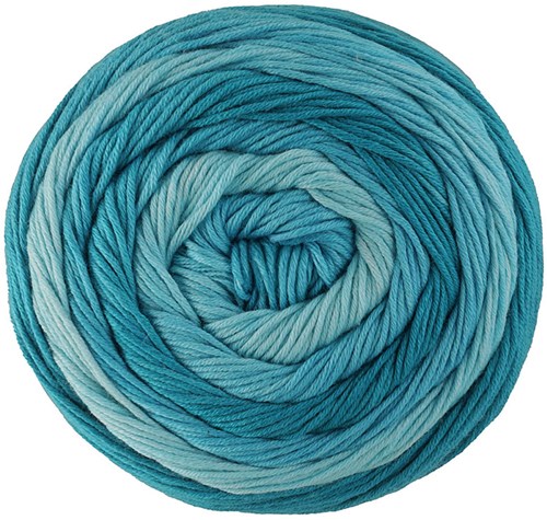 Lana Grossa Gomitolo Tono 1033 Dark Turquoise/Petrol Blue/Turquoise