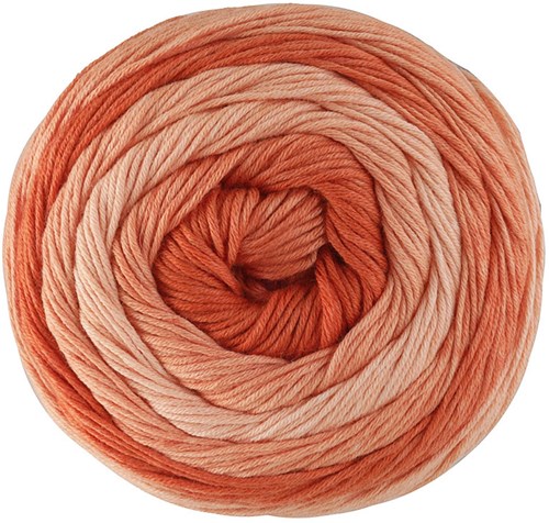 Lana Grossa Gomitolo Tono 1035 Peach/Salmon Pink/Orange