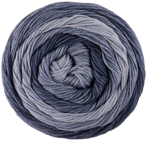 Lana Grossa Gomitolo Tono 1039 Denim/Grey/Steel Blue