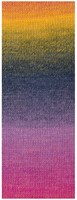 Lana Grossa Gomitolo Versione 451 Orange/Yolk Yellow/Olive/Dark Grey/Grey Violet/Red Purple/Pink-2