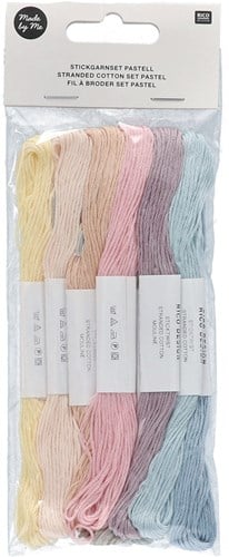 Rico Sticktwist Embroidery Floss Pack 8m 001 Pastel