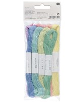 Rico Sticktwist Embroidery Floss Pack 8m 002 Ice Cream-3