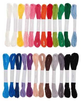 Rico Sticktwist Embroidery Floss Pack 8m 006 Multicolour Classic-2