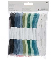 Rico Sticktwist Embroidery Floss Pack 8m 007 Multicolour Pastel-3