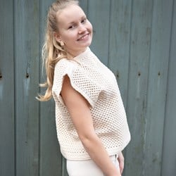 Granny Stripe Spring Top Crochet Kit