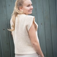Granny Stripe Spring Top Crochet Kit-3