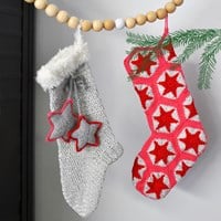 Crochet pattern Granny's Christmas stocking