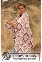 Crochet pattern Granny floral blanket