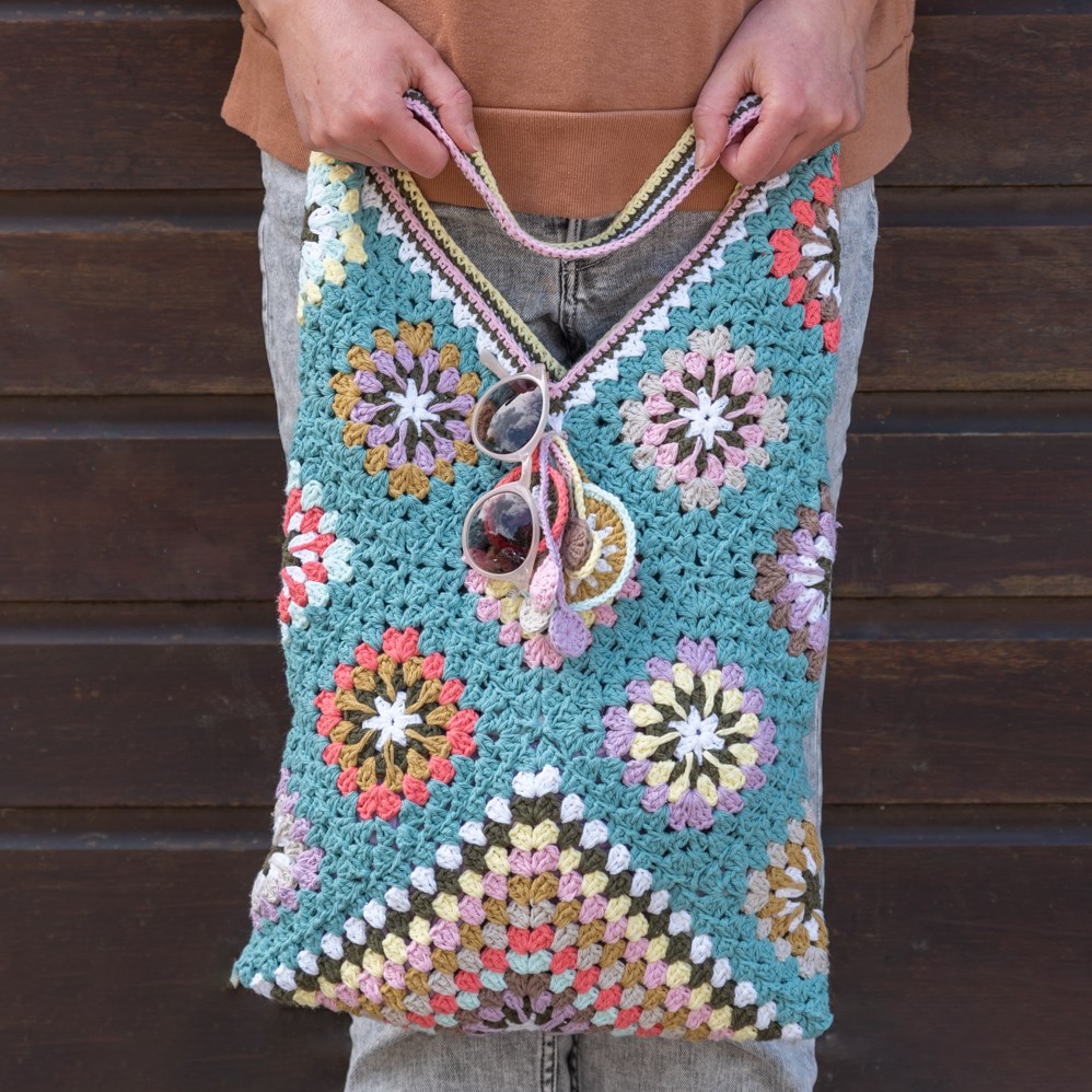 Crochet Pattern Granny's Project Bag 