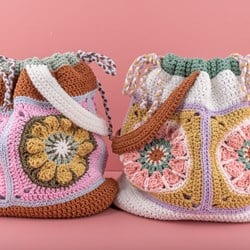 Crochet Pattern Granny’s Project Bag