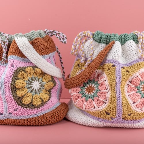 Crochet Pattern Granny’s Project Bag