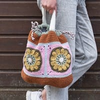 Crochet Pattern Granny’s Project Bag-2