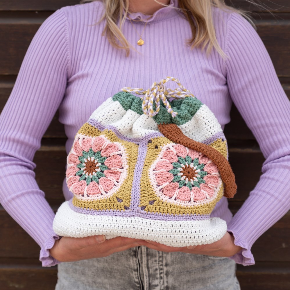 Crochet hotsell project bag