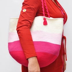 Crochet pattern Cotton Mix 80 beach bag