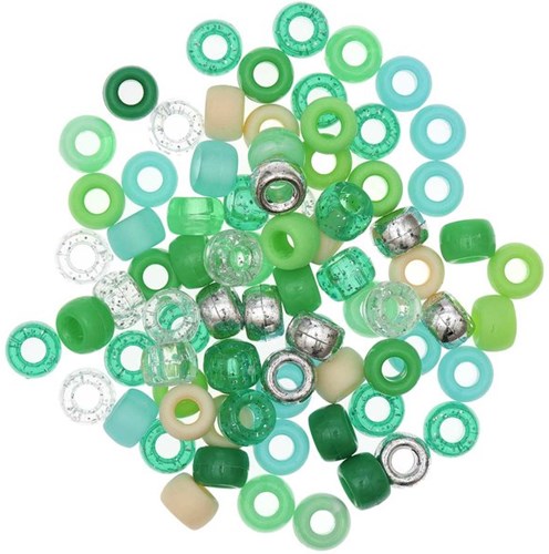 Rico Ponii Beads - green mix-2