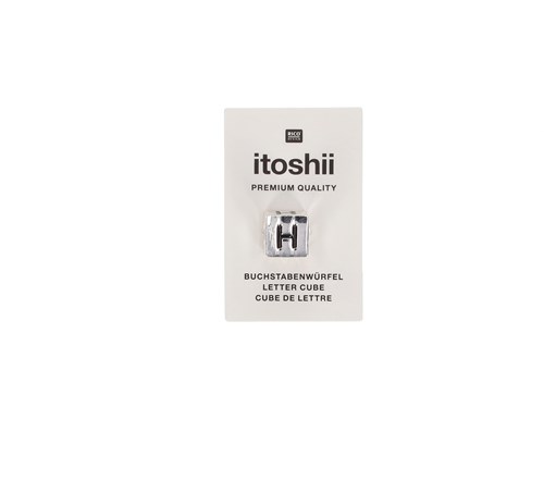 Rico Ponii Beads Character  Cube H -Silver