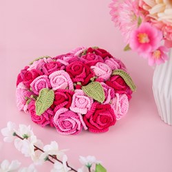 Rose Heart Yarn- and Crochet Kit