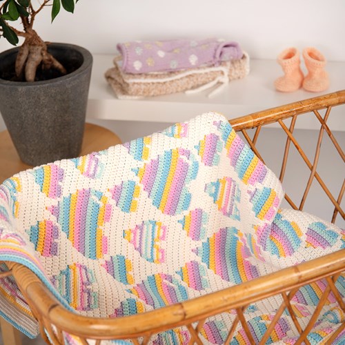 Spreading The Love Baby Blanket Yarn Kit-3