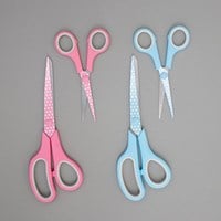 Hemline Set Fabric Scissors (21cm) & Embroidery Scissors (13.5cm) Pink-3